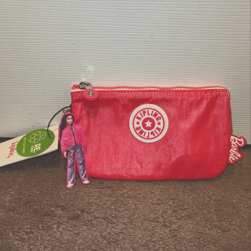 Kipling Barbie Creativity Small Nylon Zippered Pouch